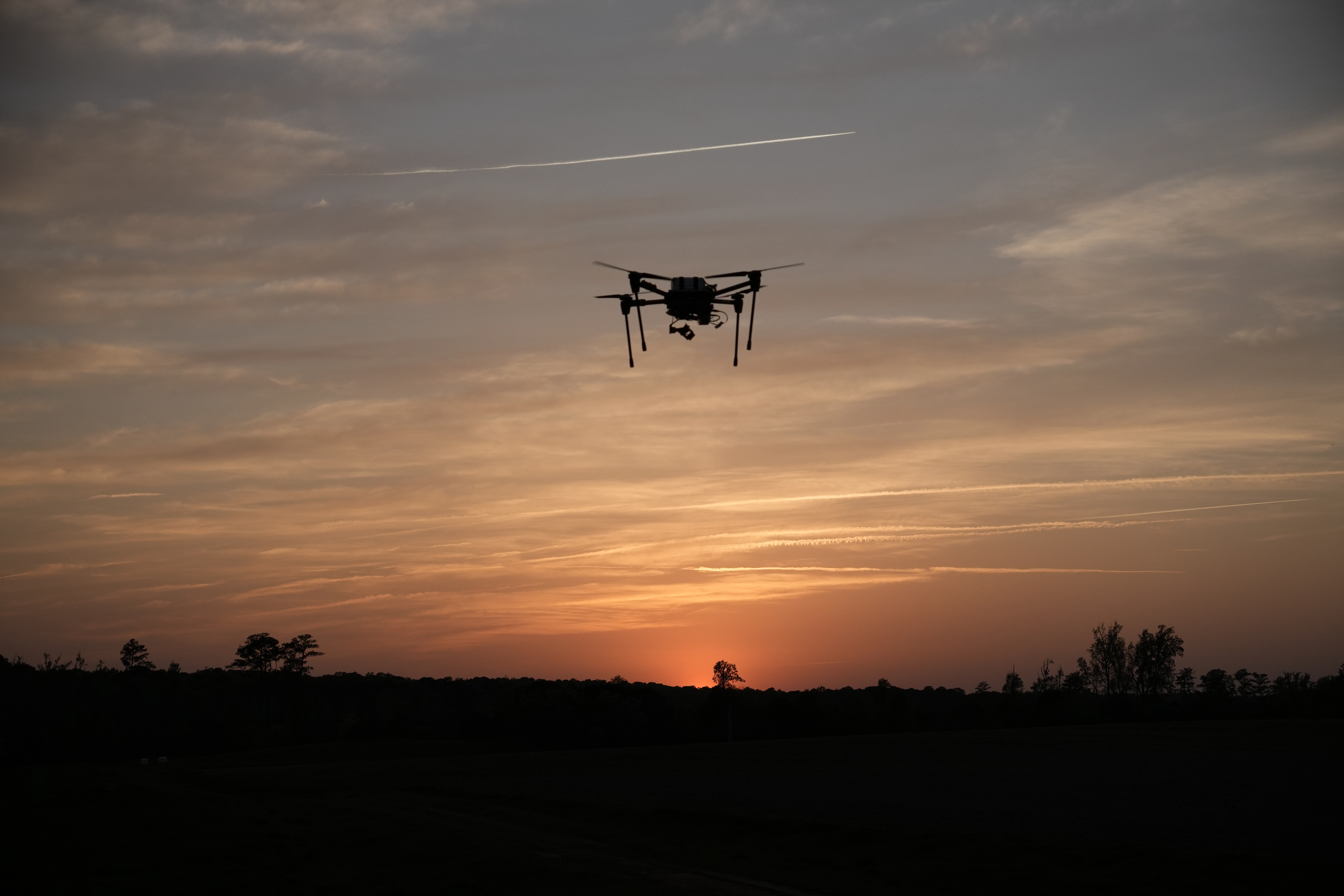 LAM Drone Sunset